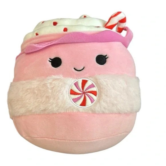 Squishmallow Ethel the Peppermint Latte - Picture 1 of 6